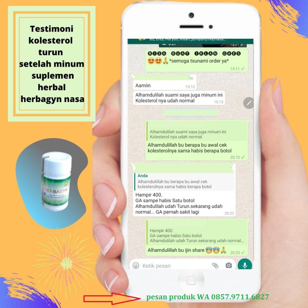 Jual Obat Herbal Penurun Kolesterol Alami Cepat di 
Sampit