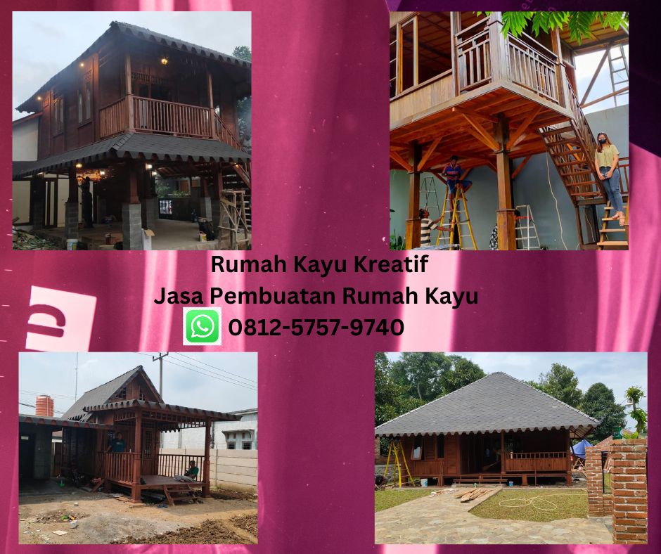 Jasa Pembuatan Rumah Kayu  Jasa Pembuatan Rumah Kayu | WA 0812-5757-9740 | di 
Cibunian	Pamijahan	Bogor  <strong srcset=