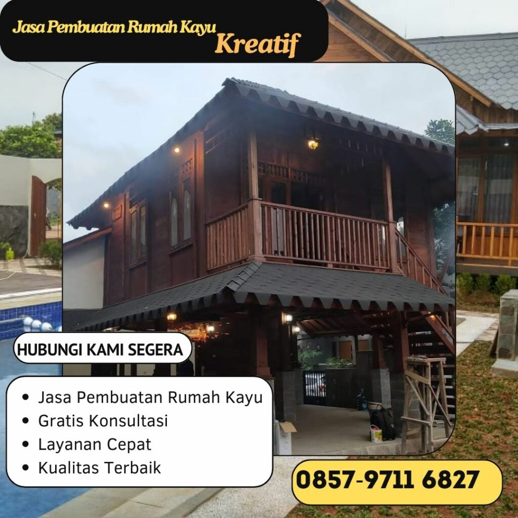 𝐑𝐄𝐊𝐎𝐌𝐄𝐍𝐃𝐀𝐒𝐈 ! Produsen Pembuatan Rumah  Saung Gazebo di Banjarnegara WA 0857 9711 6827