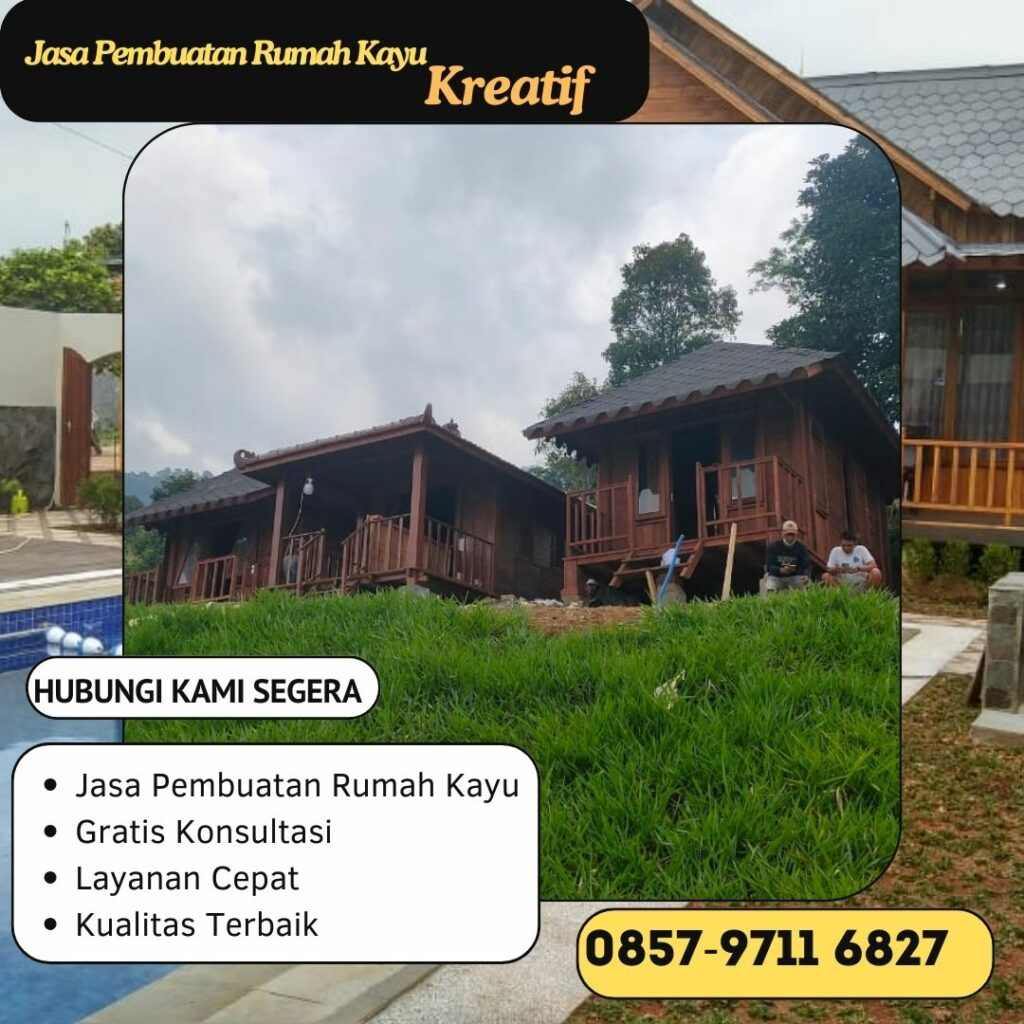 𝐑𝐄𝐊𝐎𝐌𝐄𝐍𝐃𝐀𝐒𝐈 ! Vendor Pembuatan Rumah Villa dan Cottage di Cilegon WA 0857 9711 6827