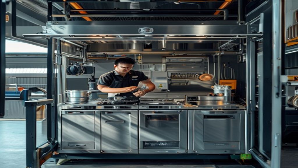 Food truck custom buatan di Kendal oleh jasa profesional, siap jual dan operasional