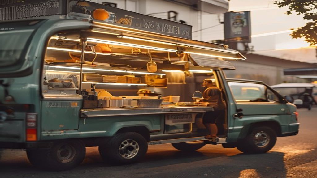 Food truck modern buatan kami di Pekalongan, desain kustom untuk usaha kuliner Anda