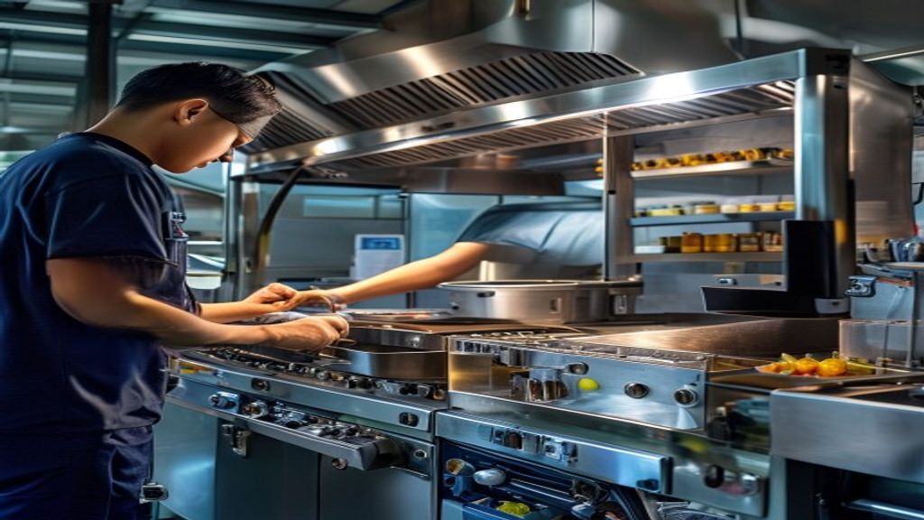 Food truck custom buatan di Semarang, menampilkan desain modern dan warna cerah