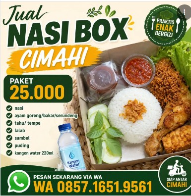 Jual Nasi Box Cimahi Murah, Enak, Halal & Siap Antar untuk Berbagai Acara